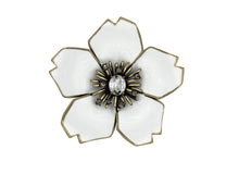Load image into Gallery viewer, Plum Blossom White Brooch