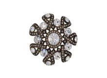 Load image into Gallery viewer, Buttercup Transparent Crystal Brooch