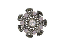 Load image into Gallery viewer, Buttercup Pink Crystal Brooch