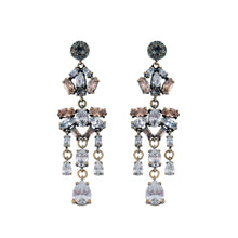 Load image into Gallery viewer, Chandelier Drop Crystal Earrings