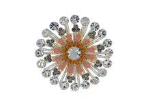 Load image into Gallery viewer, Calendula Pink Crystal Brooch
