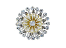 Load image into Gallery viewer, Calendula White Crystal Brooch
