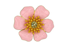 Load image into Gallery viewer, Daisy Pink Contrast Brooch
