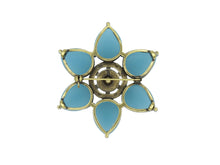 Load image into Gallery viewer, Back View Daffodil Brooch
