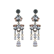 Load image into Gallery viewer, Chandelier Drop Crystal Earrings
