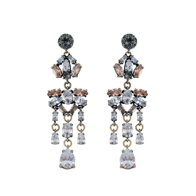 Chandelier Drop Crystal Earrings