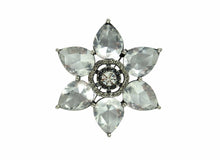 Load image into Gallery viewer, Daffodil Transparent Crystal Brooch 
